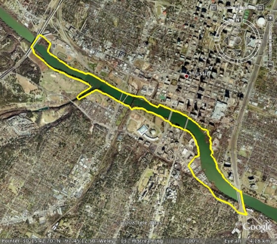 Mopac to I35 loop, viewed from Google Earth