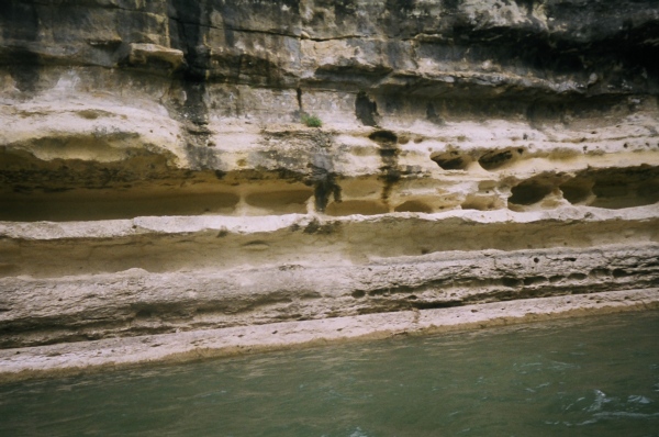 cliffs along the Guadalupe River