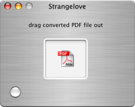 Strangelove.app produces PDF